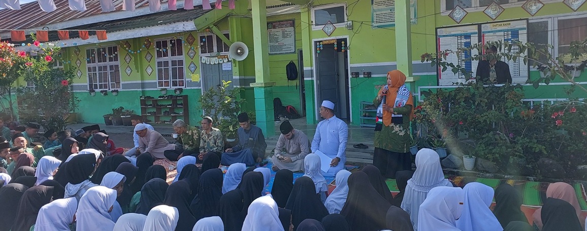 Safari Dakwah Peduli Palestina Bersama Syekh Ahmed Abdul Nasir: MIN 2 Bener Meriah Tanamkan Empati Sejak Dini