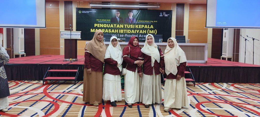 Peserta kegiatan Penguatan Tusi Kepala MI di Banda Aceh